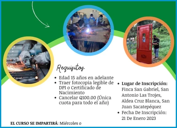 ¿CURSO LIBRE DE SOLDADURA INSCRIPCIÓN ABIERTA 2025 ?