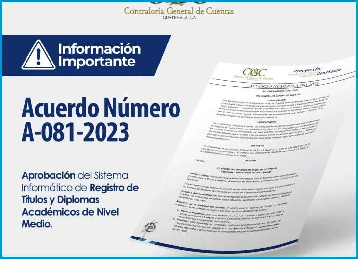 Documentos necesarios: título original y cédula de vecindad o DPI